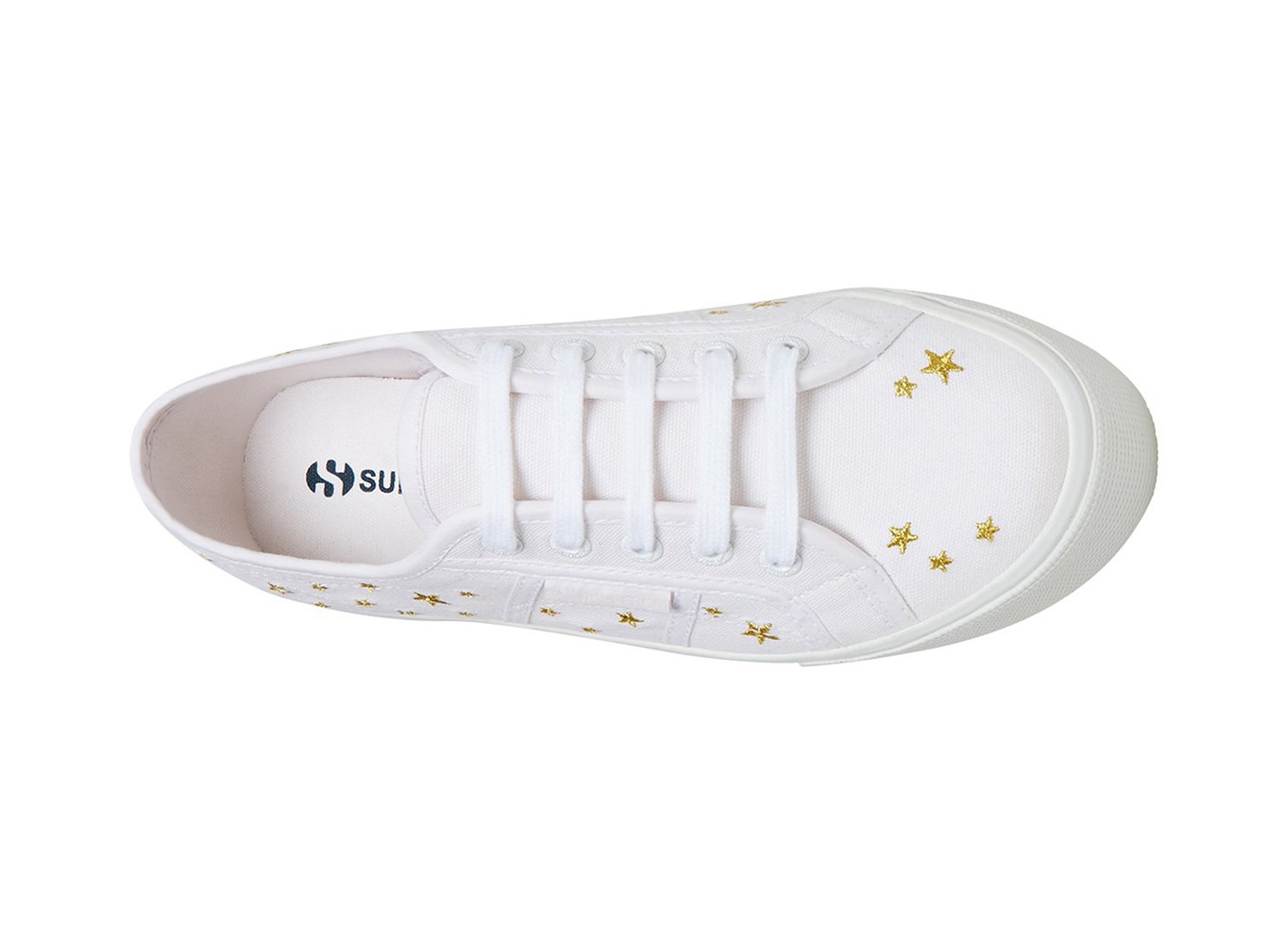 Superga Plataforma Mujer Blancas - 2790 Embroidery - 074529KYH